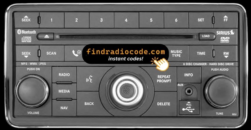 MyGIG NTG4 REX 4 digit unlock code for this radio
